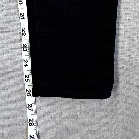 7 For All Mankind Velvet Black Pants Size 27 - Picture 6 of 6